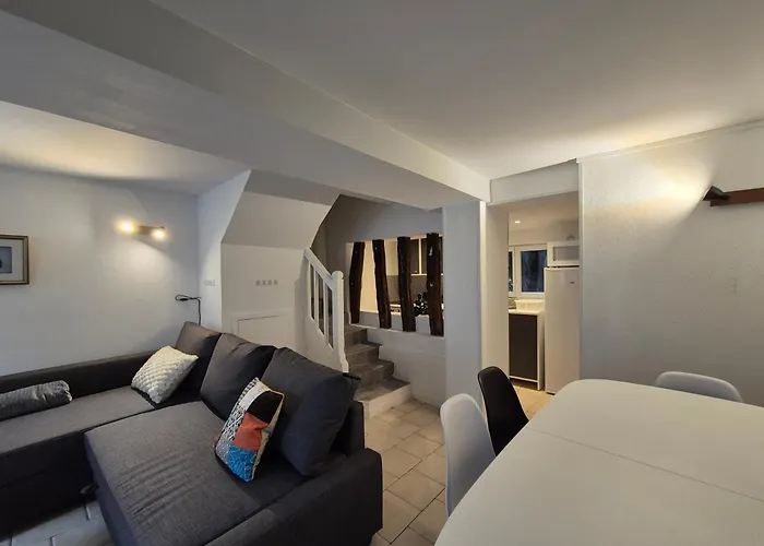 Maison L'estuaire 15 Minutes Rouen Free Parking Hébergement de vacances *